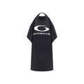 Women’s Black Cotton Logo Dress – Balenciaga Open Back Casual Dress
