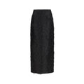 Jupe longue en soie noire Max Mara