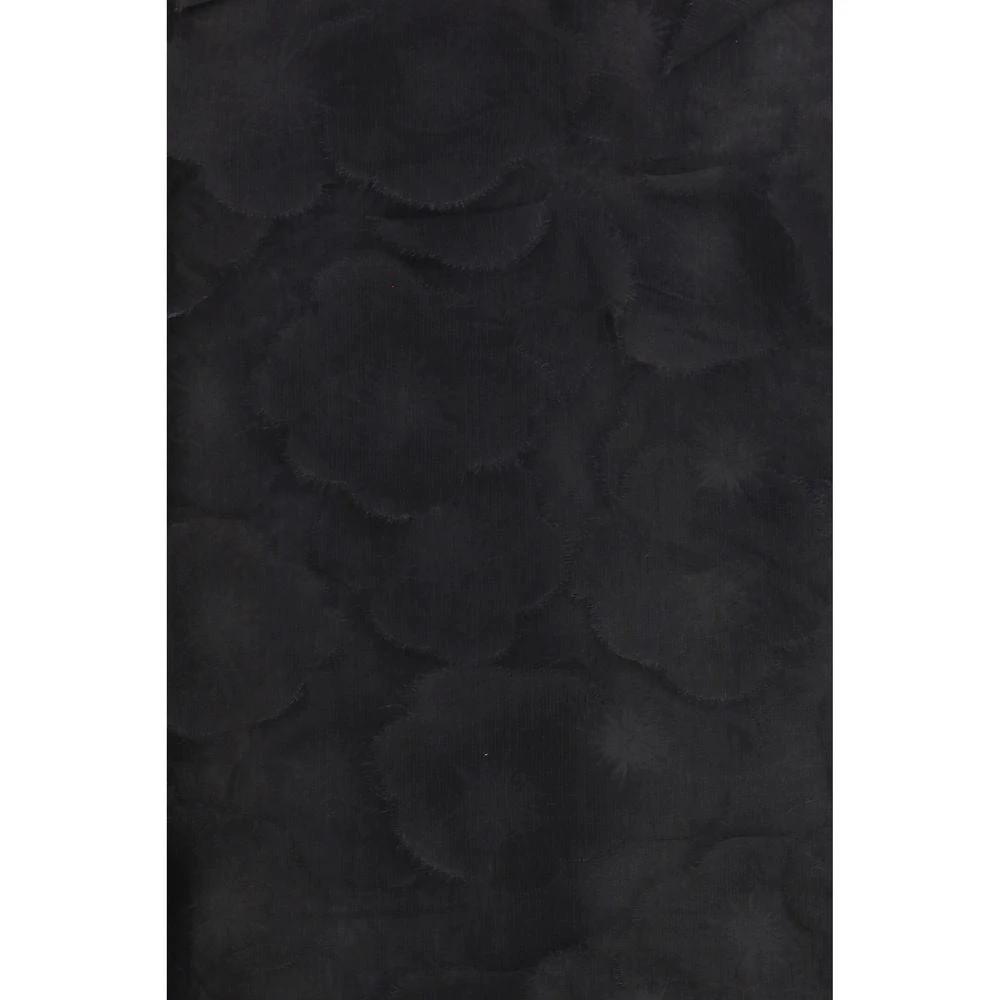 Jupe longue en soie noire Max Mara