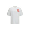 Men’s White Cotton T-Shirt – Off-White Grass Ink Logo Tee SS26