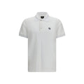 Polo blanc coton homme – Fendi logo FF piqué SS26