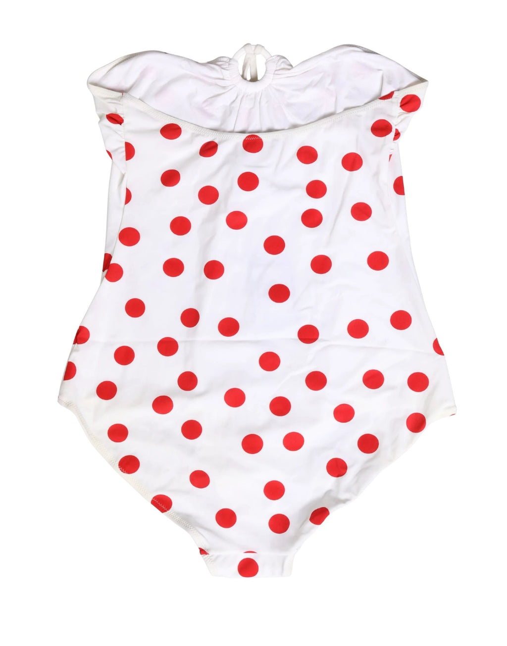Maillot de bain une pièce Dolce & Gabbana blanc à pois