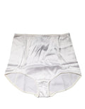 Culotte gainante taille haute en soie mélangée blanche Dolce & Gabbana