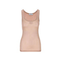 Débardeur en soie multicolore pour femme – Top transparent griffé Prada Fabriqué en Italie