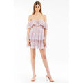 Women’s Glicine Blue Dress – Elisabetta Franchi Polyamide Cotton Chic Dress