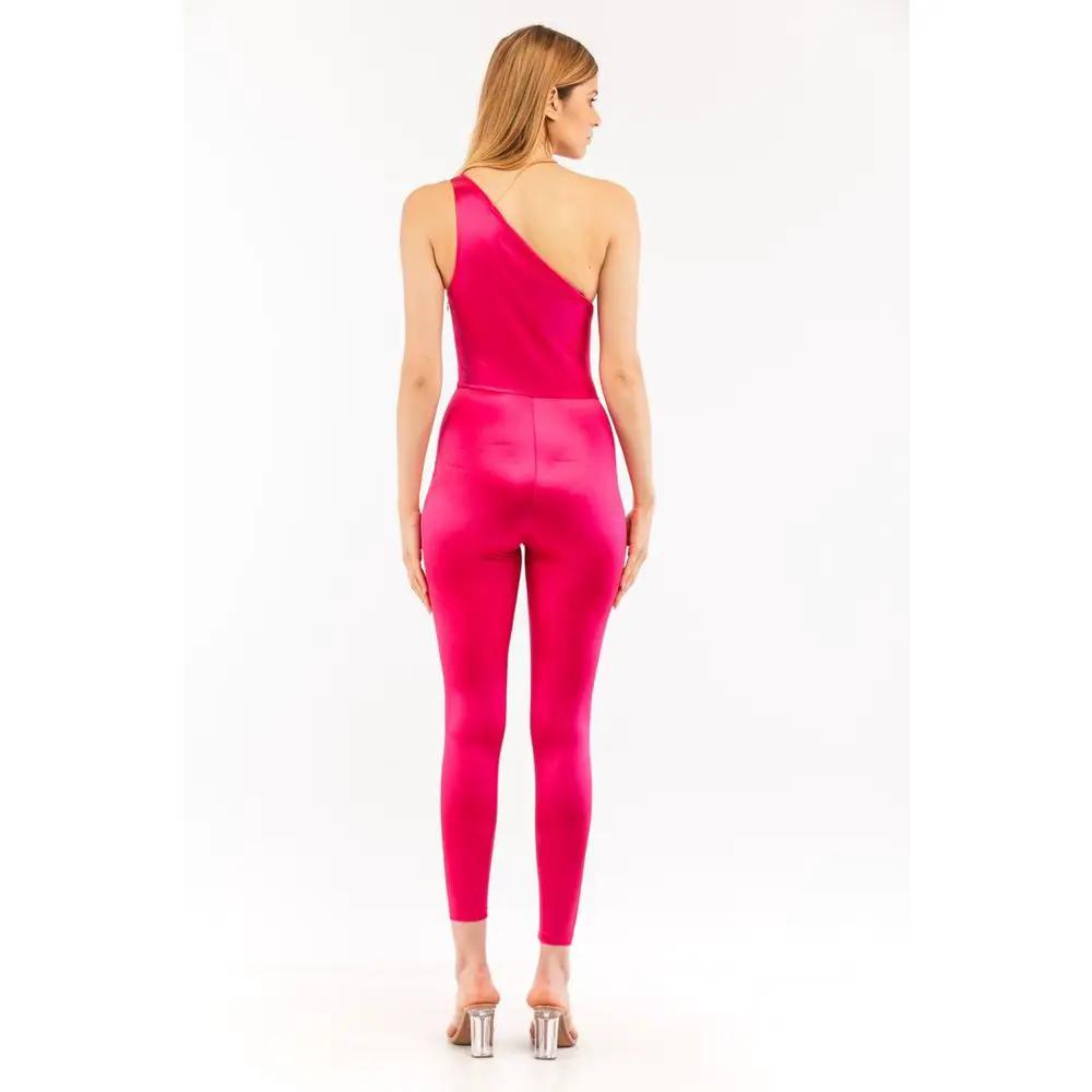 Elisabetta Franchi Pink Polyamide Jumpsuit