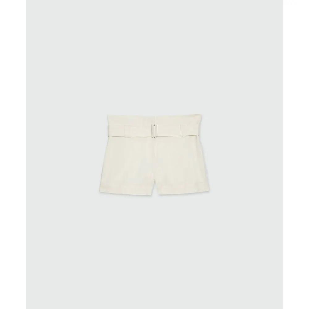 Short MSGM en viscose blanc