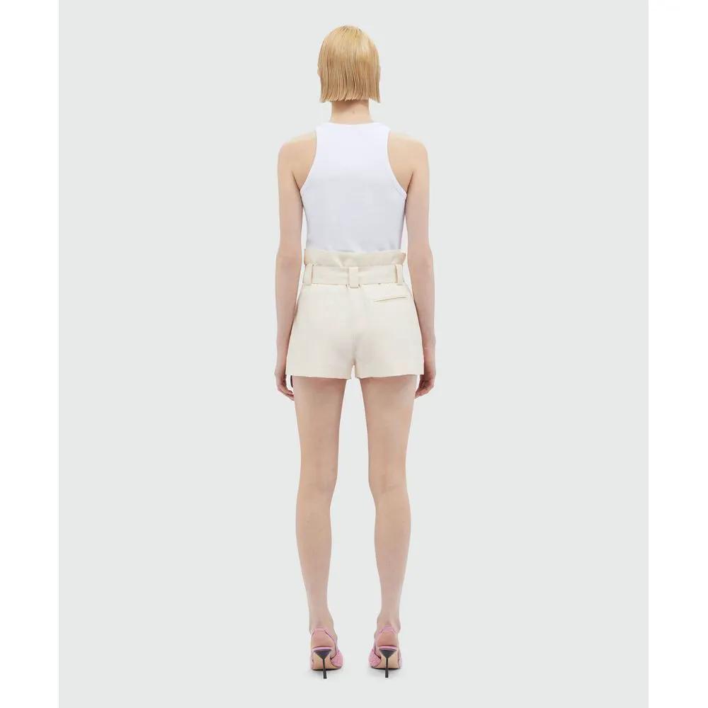Short MSGM en viscose blanc