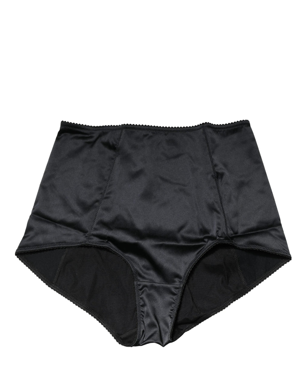 Culotte gainante taille haute Dolce & Gabbana en soie mélangée noire