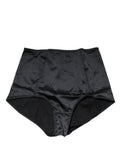 Culotte gainante taille haute Dolce & Gabbana en soie mélangée noire