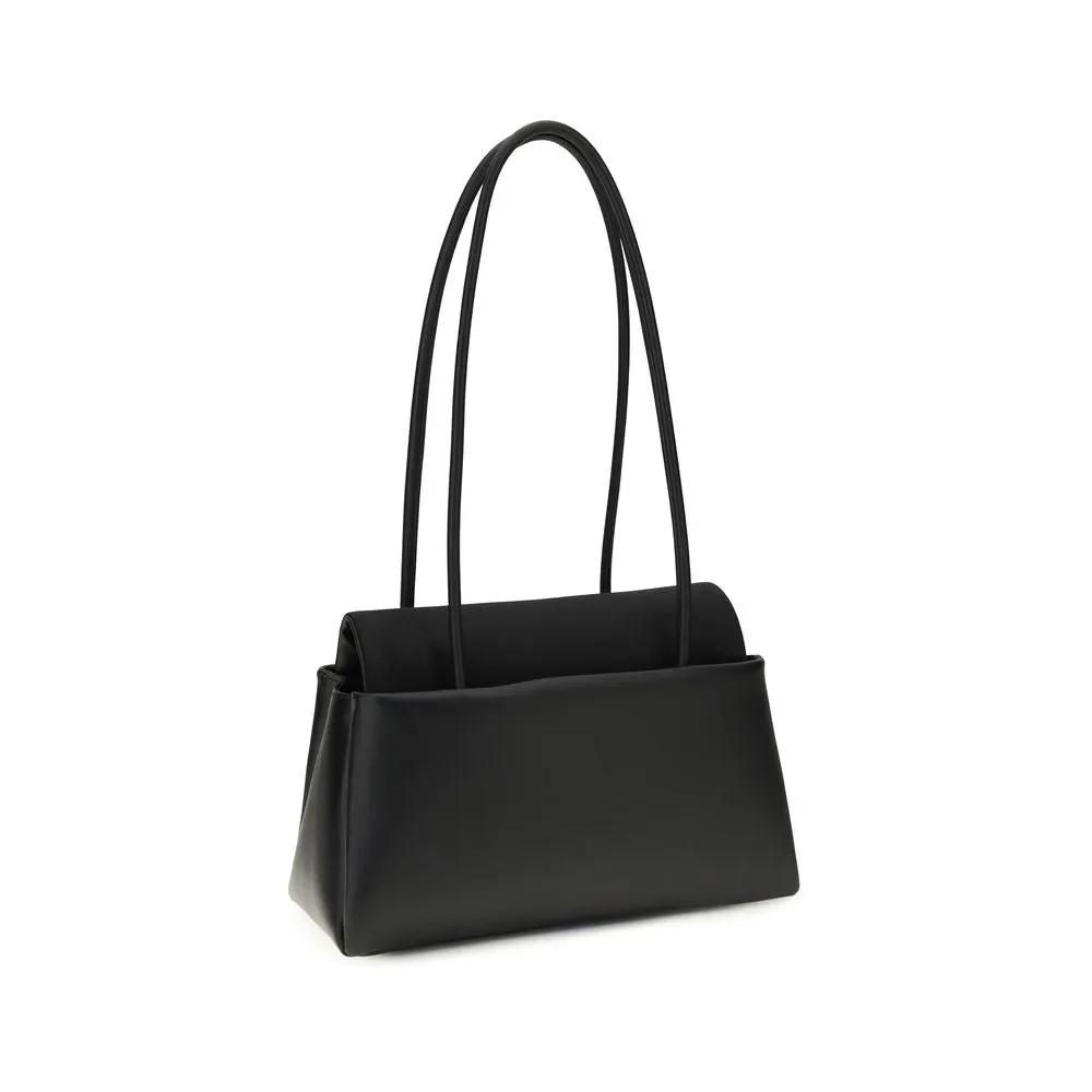 Sac à main Prada Bos Taurus en cuir de veau noir