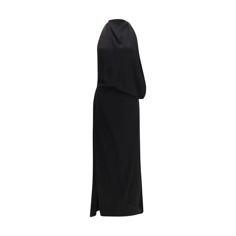Robe décontractée en viscose noire Max Mara