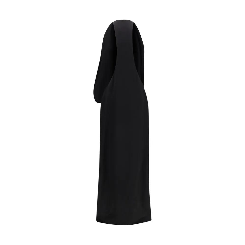 Robe décontractée en viscose noire Max Mara