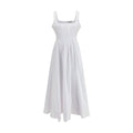 Robe décontractée en coton blanc Max Mara