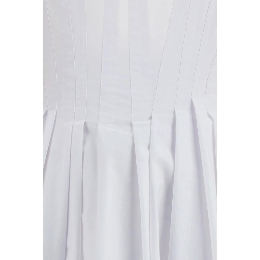 Robe décontractée en coton blanc Max Mara