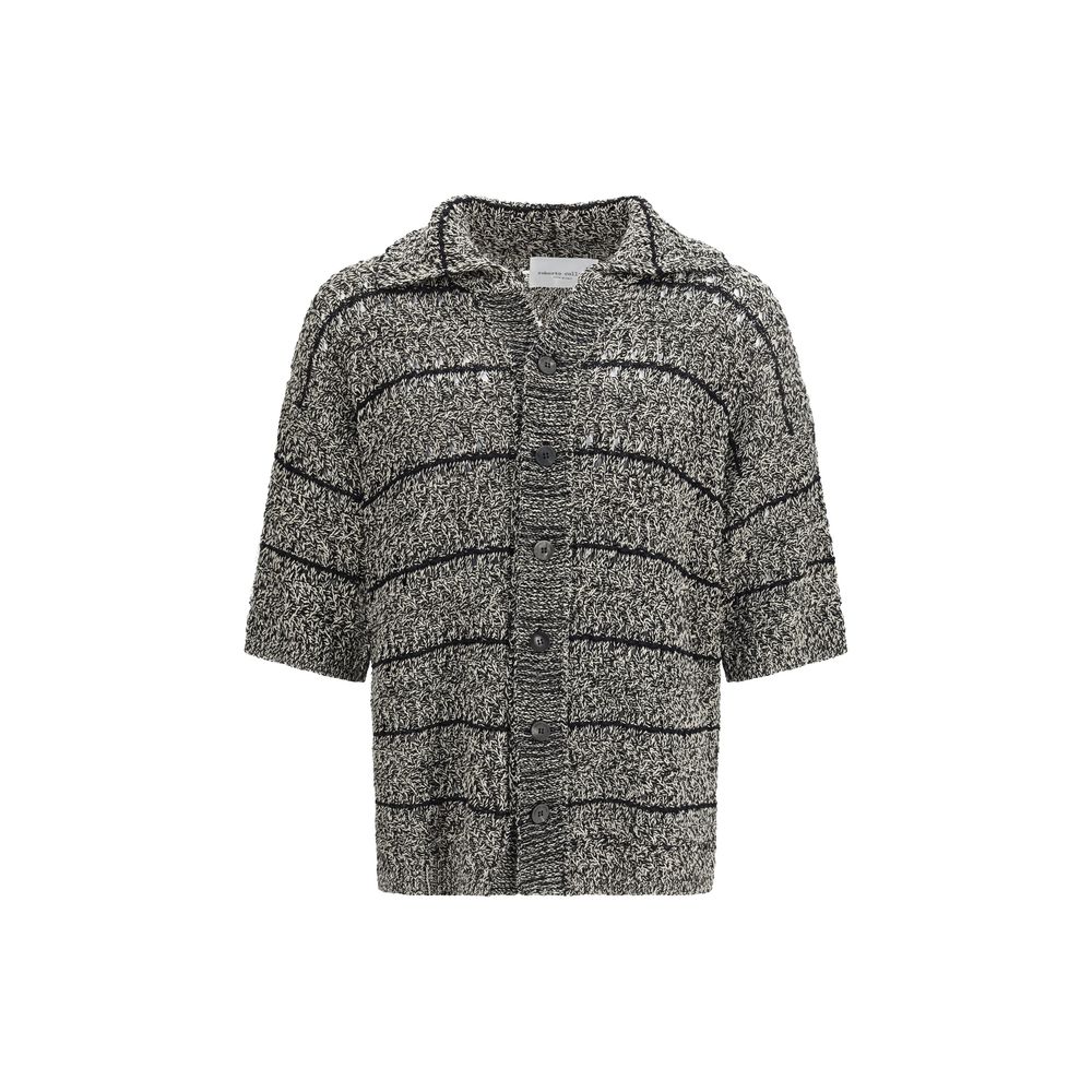 Chemise à motifs en coton multicolore Roberto Collina