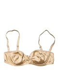 Dolce & Gabbana Beige Semi-Pad Underwire Balconette Bra Underwear