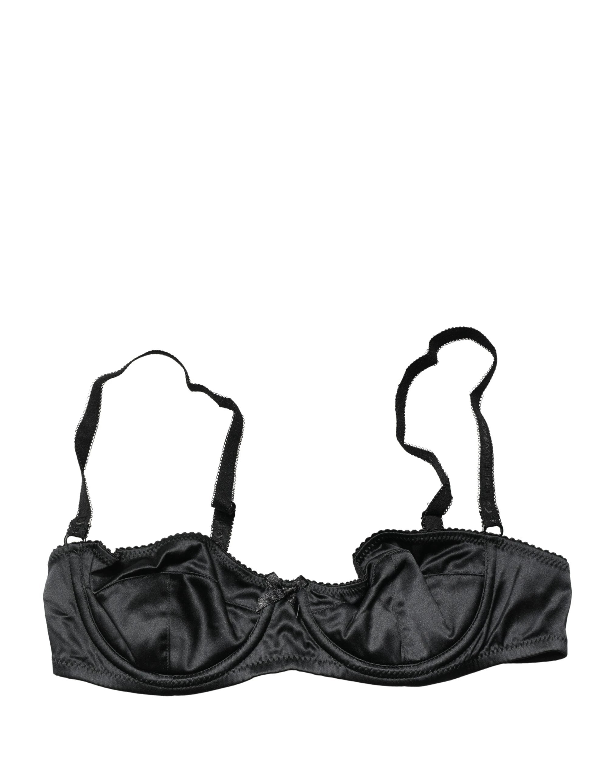 Soutien-gorge balconnet Dolce & Gabbana noir, semi-rembourré, à armatures