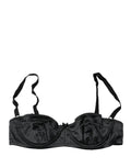 Soutien-gorge balconnet Dolce & Gabbana noir, semi-rembourré, à armatures