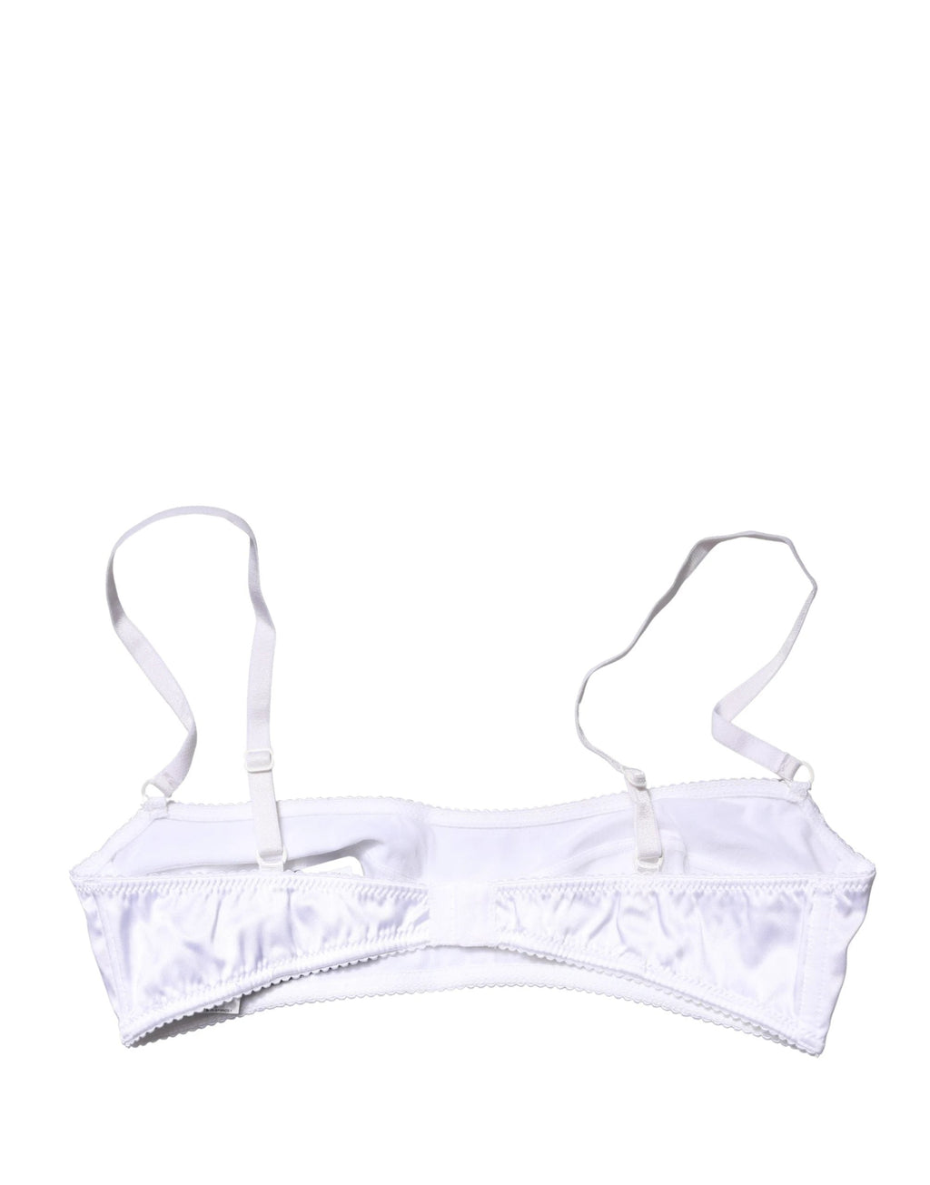 Dolce & Gabbana White Semi-Pad Underwire Balconette Bra Underwear