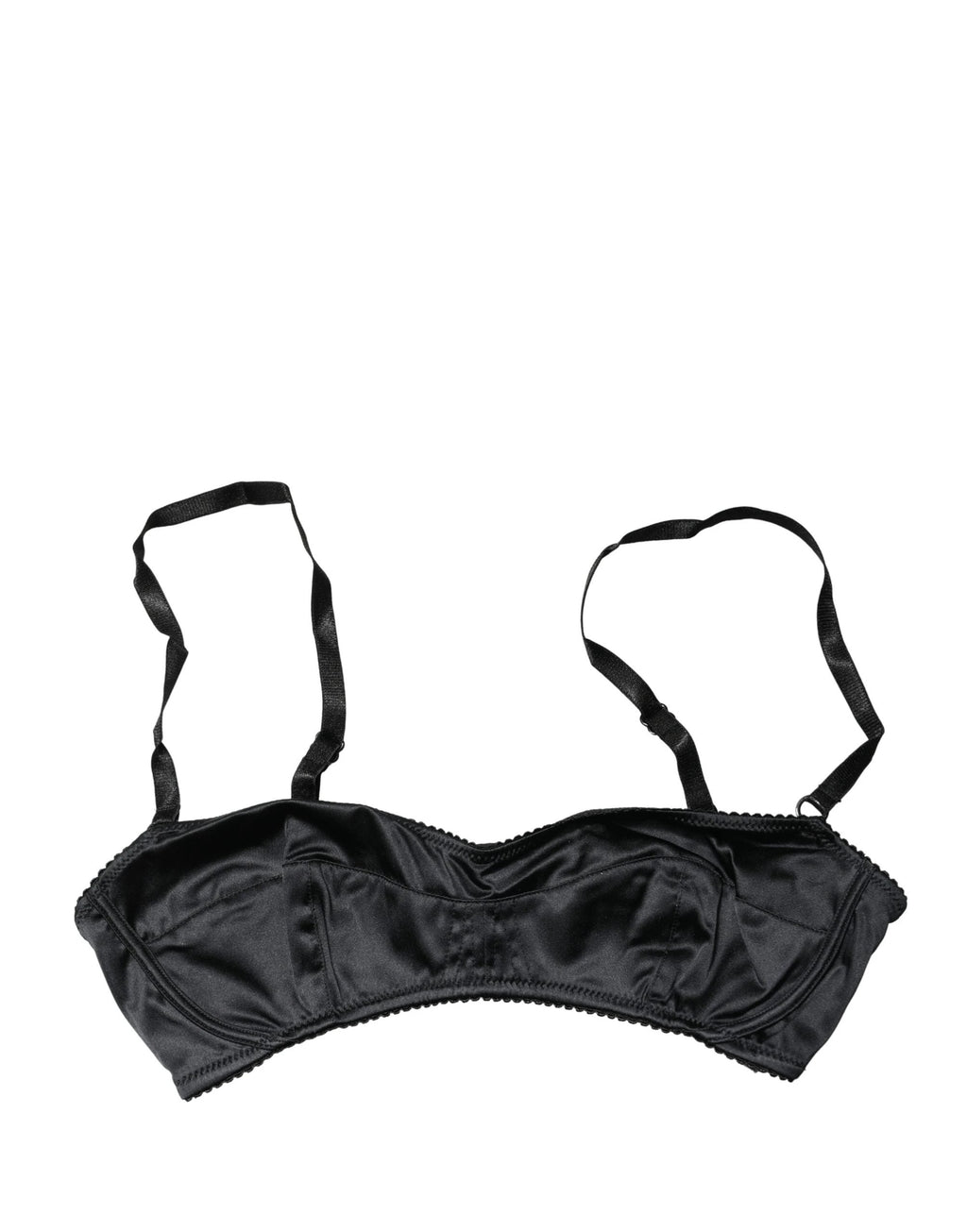 Soutien-gorge balconnet Dolce & Gabbana noir, rembourrage léger, avec armatures
