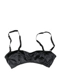 Soutien-gorge balconnet Dolce & Gabbana noir, rembourrage léger, avec armatures