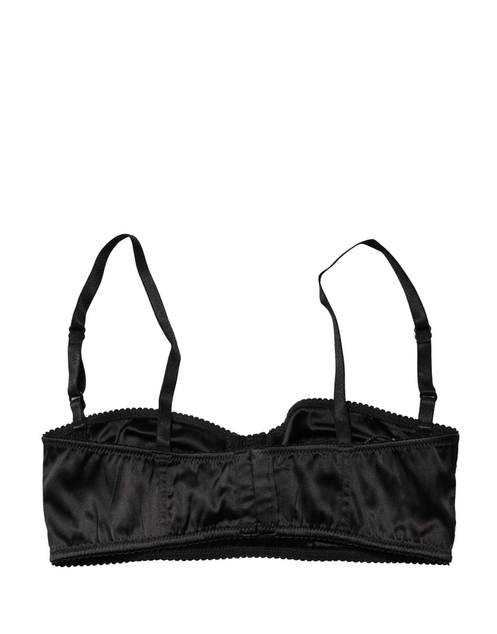 Dolce & Gabbana Black Semi-Pad Underwire Balconette Bra Underwear