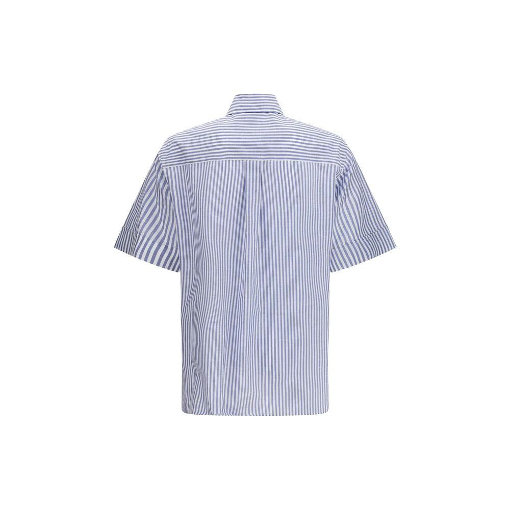 Chemise à manches courtes en coton multicolore Valentino