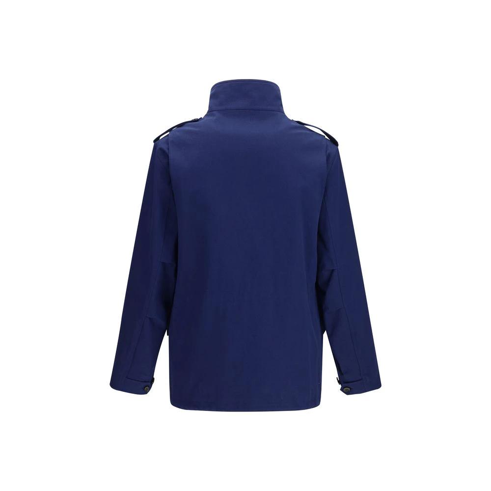 Valentino Blue Cotton Coat