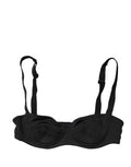 Soutien-gorge balconnet Dolce & Gabbana noir avec armatures semi-rembourrées