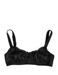 Dolce & Gabbana Black Semi-Pad Underwire Balconette Bra Underwear