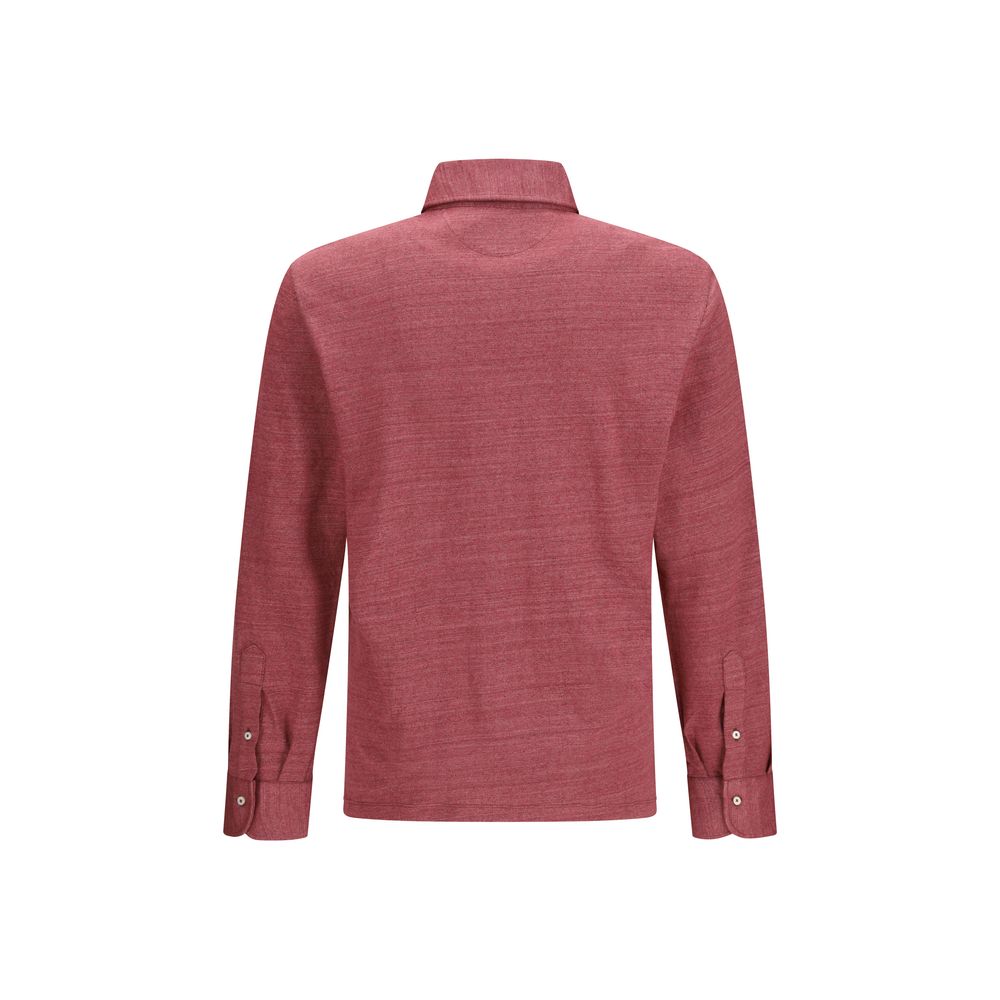 Brunello Cucinelli Polo en Lin Multicolore