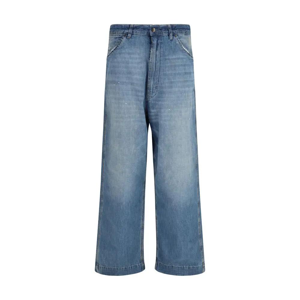 Jean coupe décontractée Maison Margiela en coton bleu
