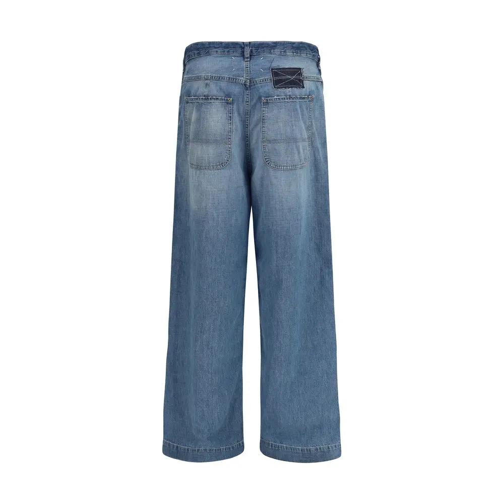 Jean coupe décontractée Maison Margiela en coton bleu