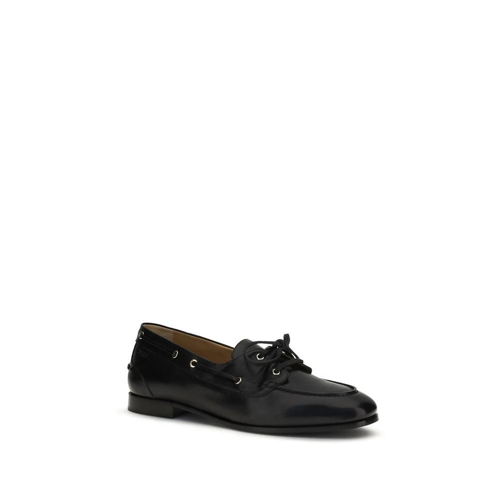 Mocassins à enfiler Bally en cuir de buffle noir