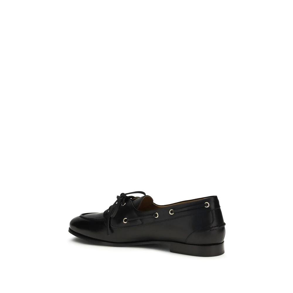 Mocassins à enfiler Bally en cuir de buffle noir