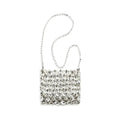 Self-Portrait Silver Polyester Shoulder Bag