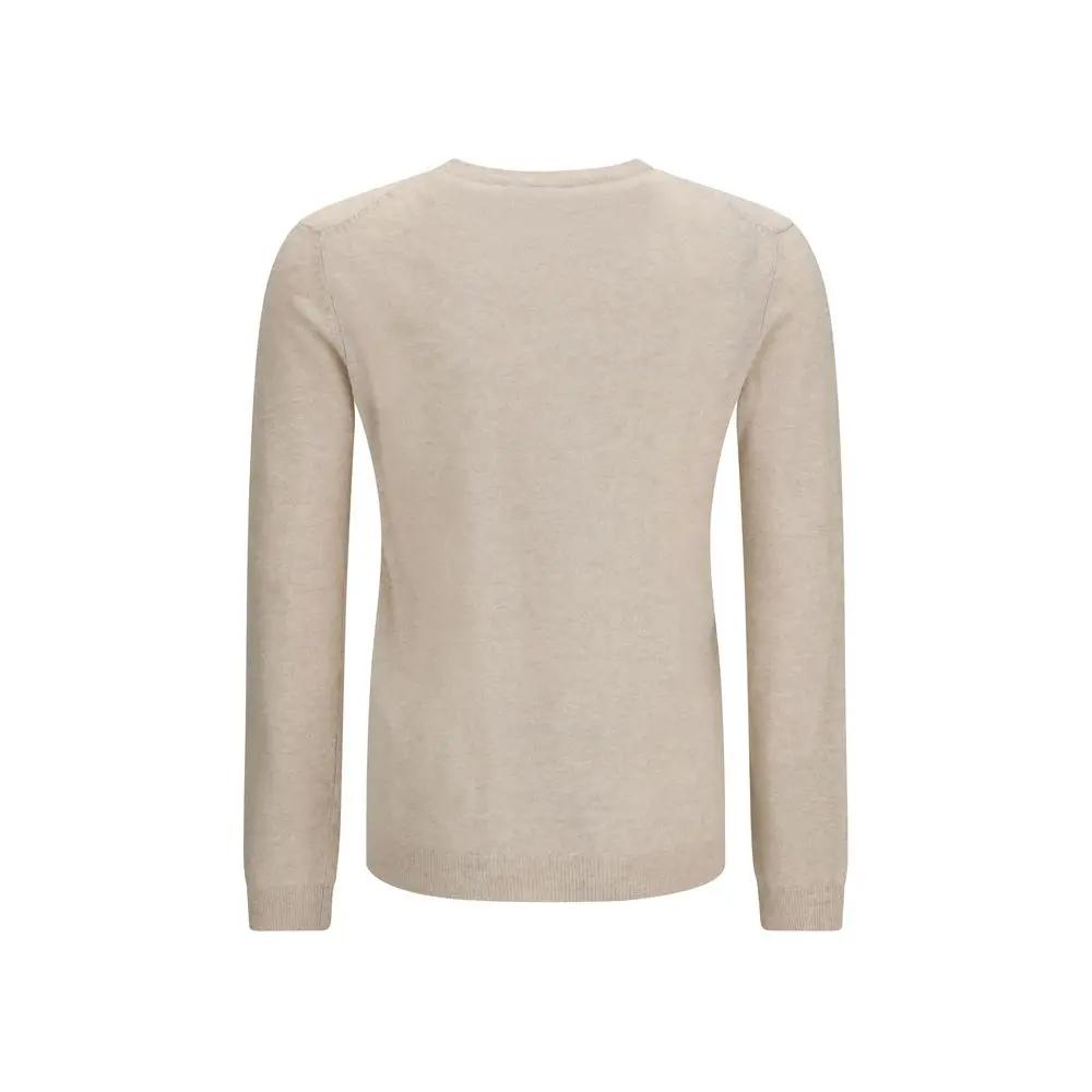 Pull en cachemire beige Aragona