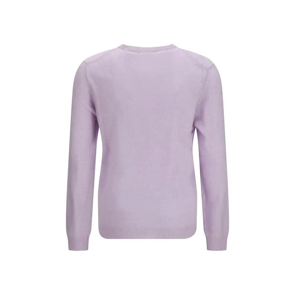 Pull en cachemire violet Aragona