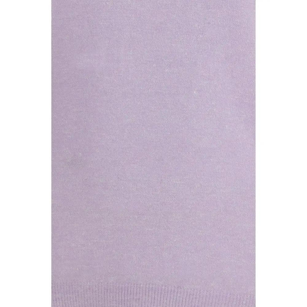 Aragona Cashmere Purple Cashmere Sweater