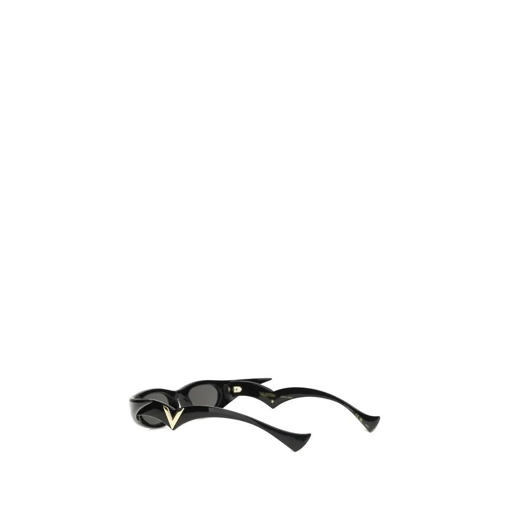 Valentino Garavani Black Acetate Sunglasses