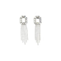 Self-Portrait Silver Brass Earrings