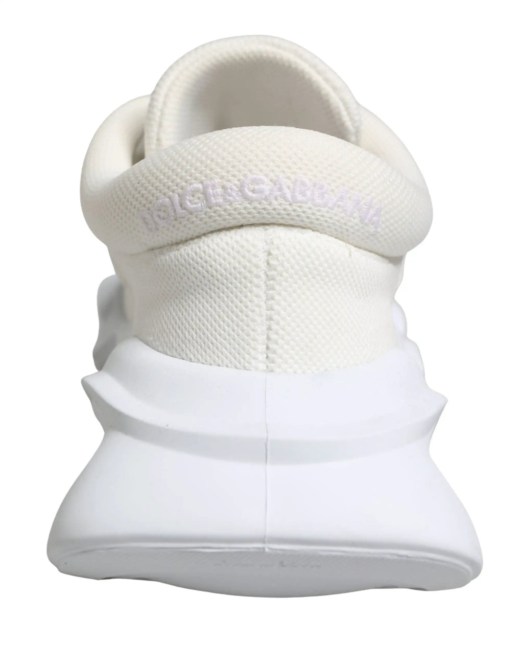 Dolce & Gabbana White Slip On Wave Low Top Sneakers Shoes