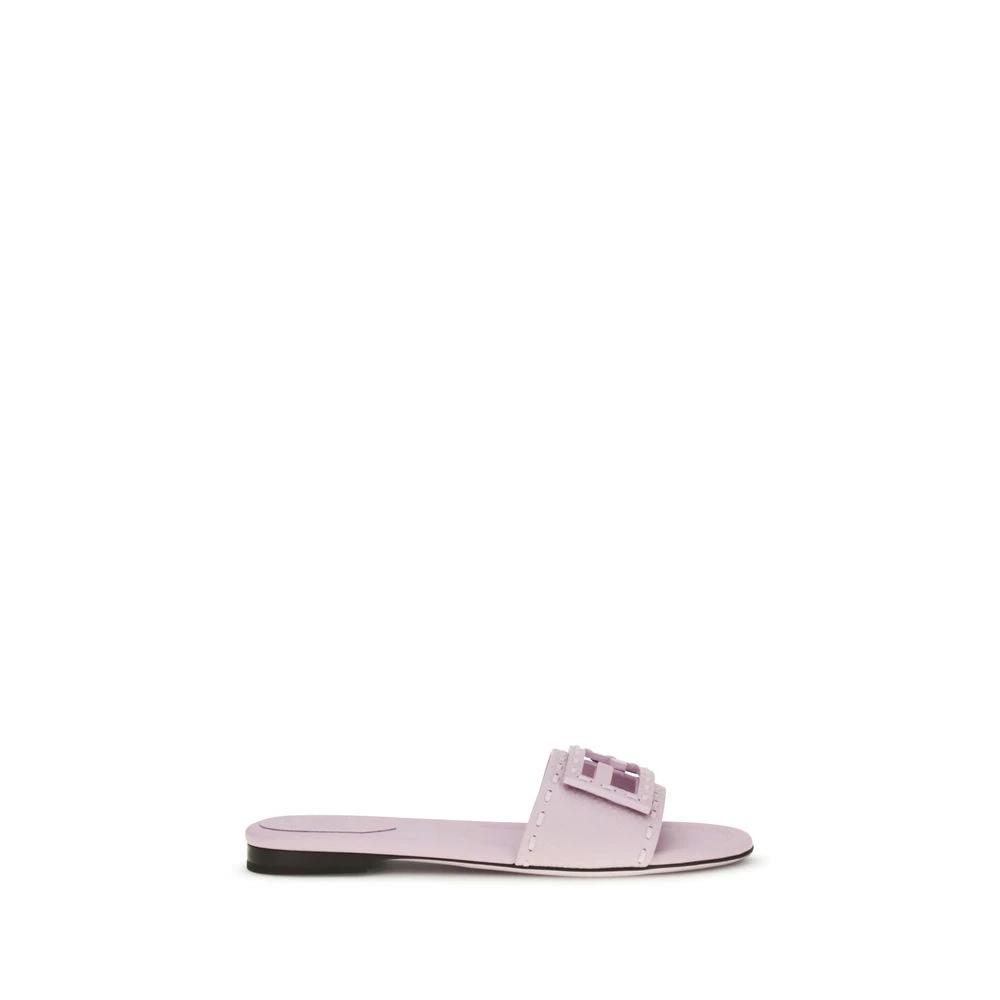 Fendi Multicolor Calf Leather Bos Taurus Sandals