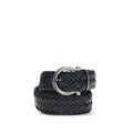 Ceinture Ferragamo en cuir de veau bleu Bos Taurus