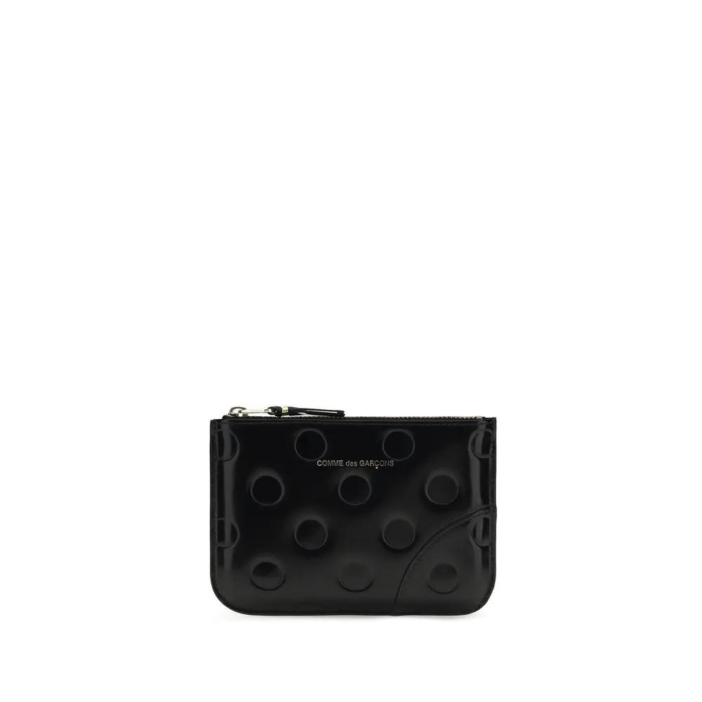 Comme Des Garçons Black Calf Leather Bos Taurus Wallet