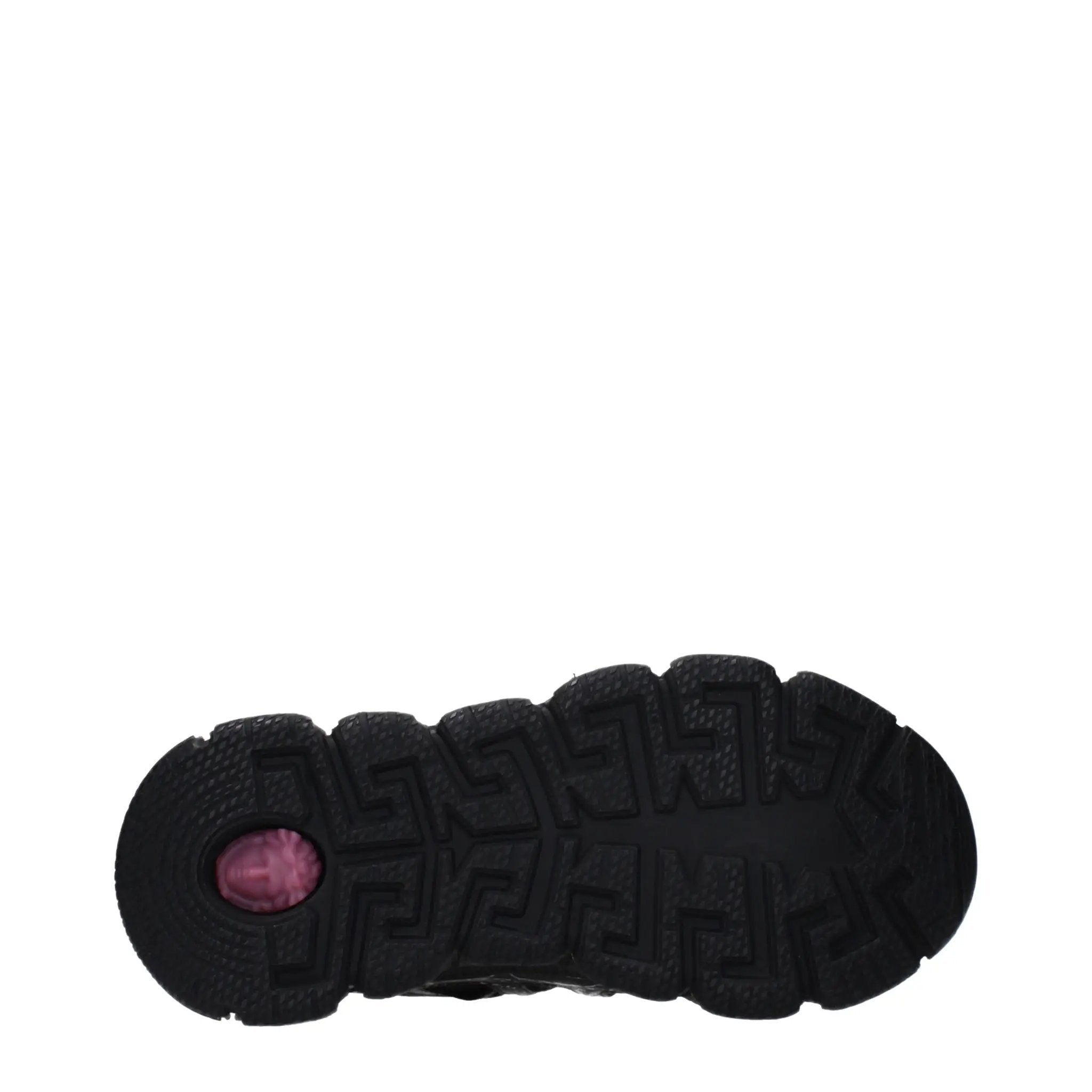 Versace Black Fabric Athletic Sneakers