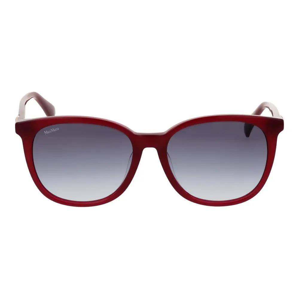 Lunettes de soleil Max Mara en acétate bordeaux