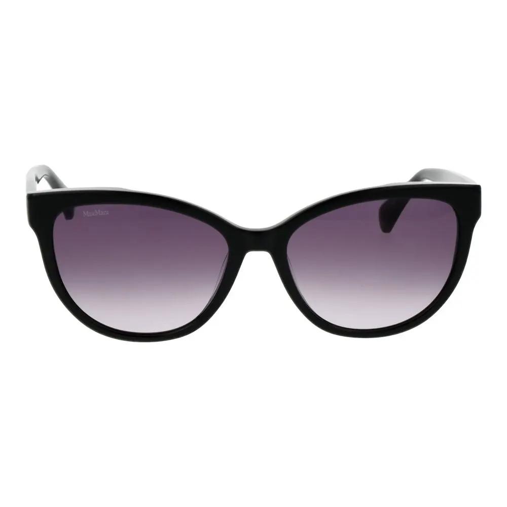 Lunettes de soleil Max Mara en acétate noir