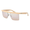 Lunettes de soleil Max Mara en plastique beige